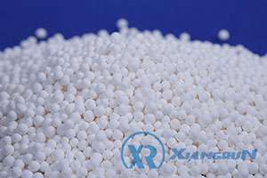 Activated alumina for dechlorination